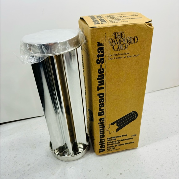 COPY - The Pampered Chef Star Shape Valtrompia Bread Tube New! - Picture 3 of 4